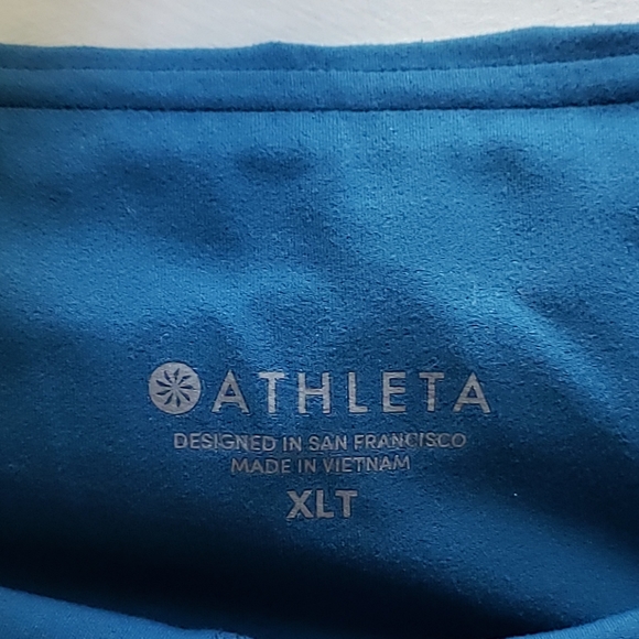 Athleta womens XLT teal leggings with pockets athletic athleisu workout gym wear - Picture 6 of 10